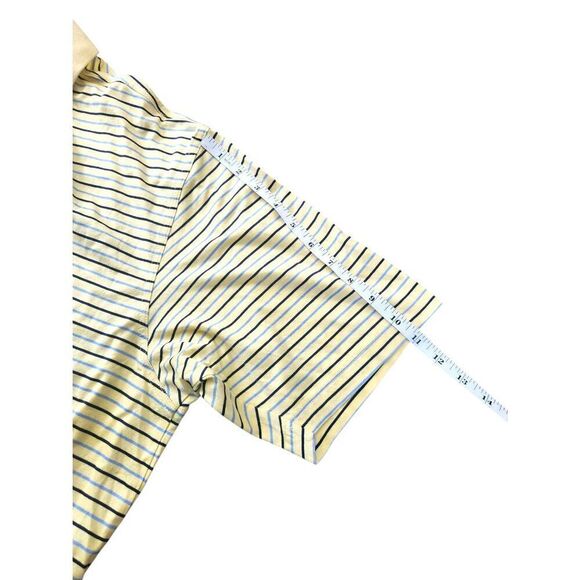 Masters Augusta National Golf Men’s Polo Shirt size large Pima cotton striped - Picture 5 of 5